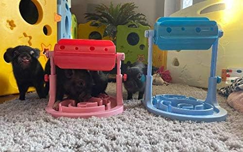 Pet Training Toy Slow Roller Feeder Game (Pink)
