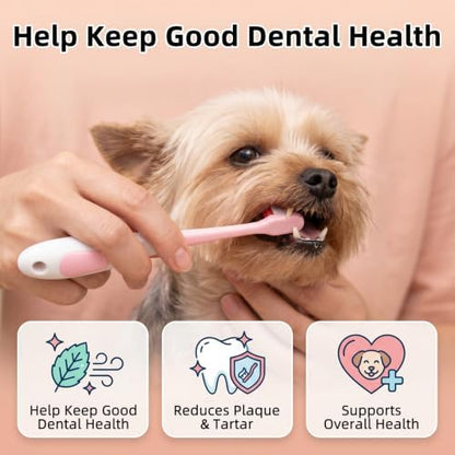 2 Pcs Small Dog Toothbrush, Cat Tooth Brush & Puppy Toothbrush - Image 5