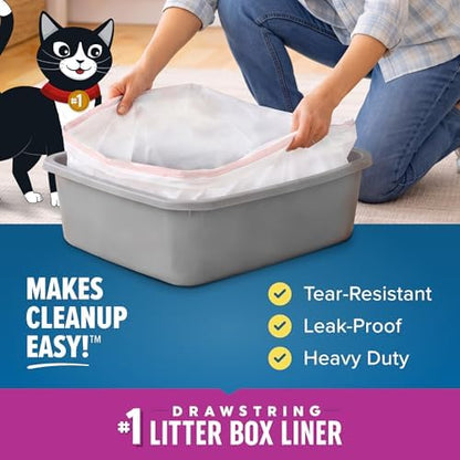 Jonny Cat Heavy Duty Tear-Resistant Litter Box Liners: Scented Jumbo 15ct - Image 3