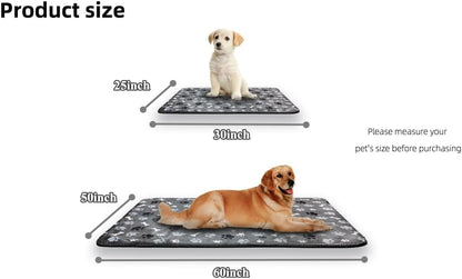 Dog Blanket Waterproof, Reversible Sherpa Fleece Sofa Protector 25x30 Grey - Image 7