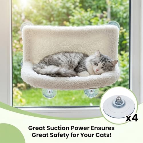 Cat Window Perch Suction Cup, Adhesive Suction Cup with Screws - Image 5