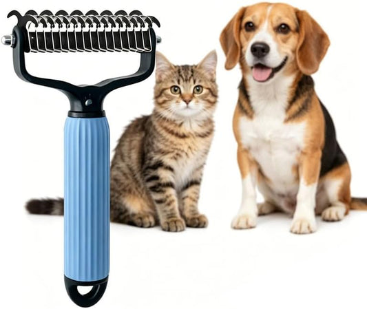 Dog Dematting Tool – Matt Splitters for Dogs, Cats, Rabbits, Long Haired Breed Pets – Effective Pet Dematting, Mat Remover, De-Matting Comb, or Dematter by Unknown