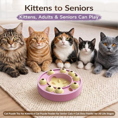 KADTC Cat Puzzle Toy, Slow Feeder, Interactive Enrichment for Indoor Cats - Image 5