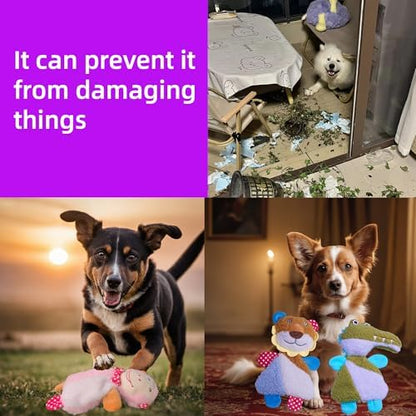Big 5 Pack Dog Squeaky Toy for Keep Them Busy,Multipack Stuffed Crinkle Puppy Dog Toys Bundle,Chewing Dog Toys for Teething,Suitable for Small,Medium,and Large Dogs Breed - Image 6
