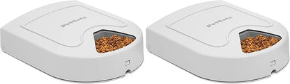 PetSafe Automatic Dog Feeder, 5 Meals, 40 oz Capacity, Plastic, for Dry Food, Multiple Pets (Pack of 2)