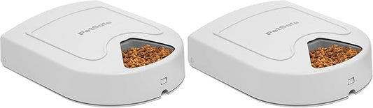 PetSafe Automatic Dog Feeder, 5 Meals, 40 oz Capacity, Plastic, for Dry Food, Multiple Pets (Pack of 2)