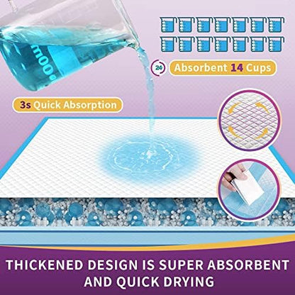 IMMCUTE Extra Large Dog Pee Pads 36"x36"-30 Count | XX-Large Puppy Pee Training Pads Super Absorbent & Leak-Proof | Disposable Pet Piddle and Potty Pads for Puppies | Dogs | Doggie| Cats | Rabbits - Image 3