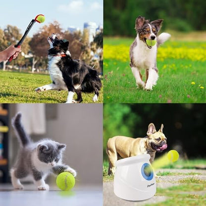 Pet Prime Dog Toy Tennis Ball 6 Pcak 2.5 Inch for Max Automatic Ball Lanucher Interactive Pet Balls for Exercise Training Play Fetch - Image 5