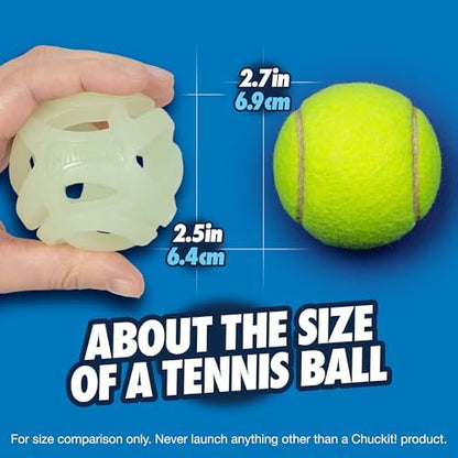 Chuckit! Air Glow Fetch Ball Dog Toy, Medium (2.5 Inch) Pack of 2, for Breeds 20-60 lbs - Image 5