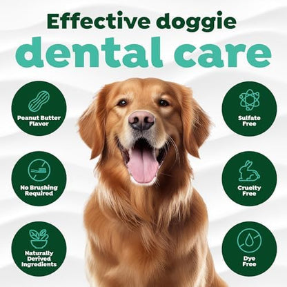 TropiClean Fresh Breath for Dogs | No Brush Dental Gel for Dogs Peanut Butter Flavor | Dog Toothpaste for Plaque, Tartar & Stinky Breath | Made in The USA | 2 oz. - Image 4