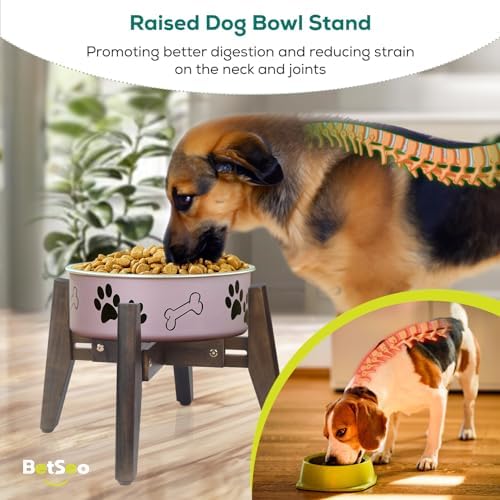 Dog Bowl Stand for Water/Food - Adjust with Lock - Dog Water Fountain Holder, Elevates Pet Food and Water Feeder Bowls (Bowl not Included) (1 Pack - (Height 10.4" Width 8-11.5") - Image 7