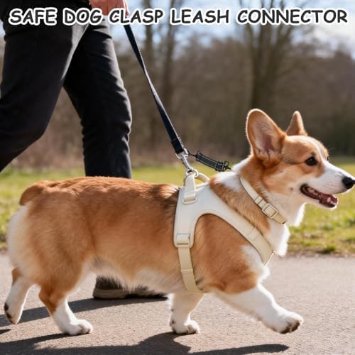 YUEPET 2 Pack Dog Collar Safety Clips, Adjustable Prong Collar Backup Clips - Image 7