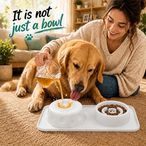 2 in 1 Silicone Slow Feeder Dog Bowl & Lick Bowl,Pet Feeding Bowl - Image 4