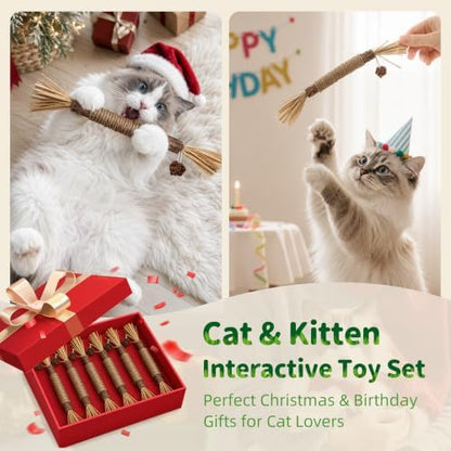 GBSYU Silvervine Sticks Cat Kitten Chew Toys for Indoor Cats Teeth Cleaning - Image 6