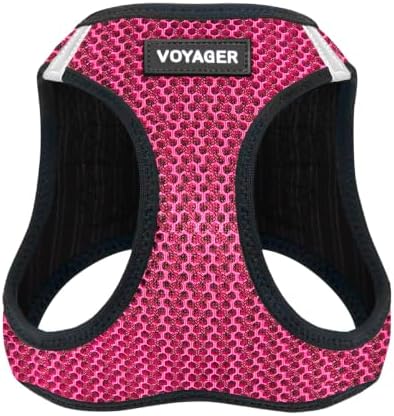 Voyager Step-in Air Dog Vest Harness - Fuchsia 2-Tone, X-Small by BestPetSuppliesLLC