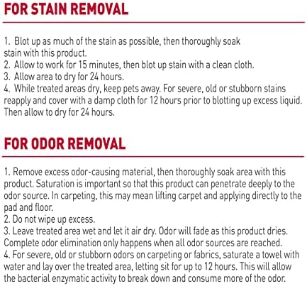 Nature’s Miracle Dog Stain & Odor Remover, Enzymatic Cleaner, 24 oz - Image 5