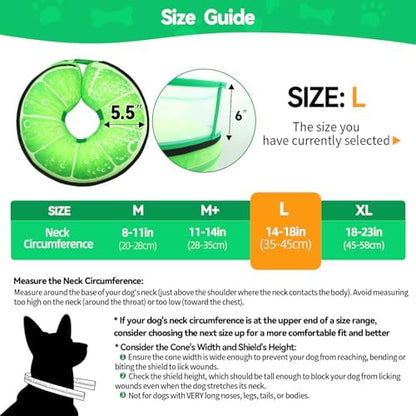 Upgraded Inflatable Dog Cone Collar to Stop Licking, Soft Dog Donut Collar - Image 3
