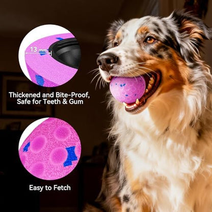 Interactive Dog Toys, Chew-Proof Dog Ball for Aggressive Chewers - Image 2