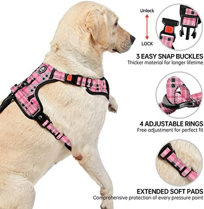 NESTROAD Dog Harness for Medium Sized Dog,No Pull Dog Vest Harness Set - Image 4