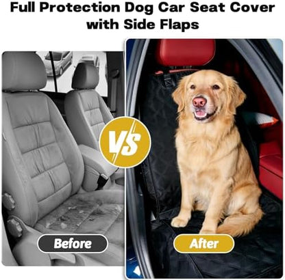 2-Pack Waterproof Front Seat Cover for Dogs with Side Flaps - Image 3