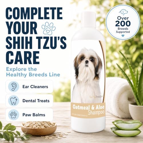 Healthy Breeds Shih Tzu Oatmeal Shampoo with Aloe 16 oz - Image 7