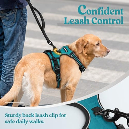 rabbitgoo Dog Harness, No Pull Medium Sized with 2 Leash Clips, Pet Vest - Image 6