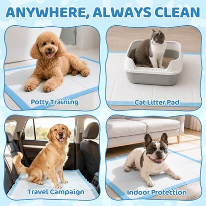 80 Count X-Large Puppy Pads, 28 x 34 in Heavy Duty Dog Pee Pads, Leak-Proof - Image 2
