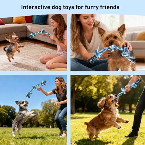 SZEE Dog Rope Toy 2-Pack, Rope Toys for Dogs, Suitable for Small Breeds - Image 6
