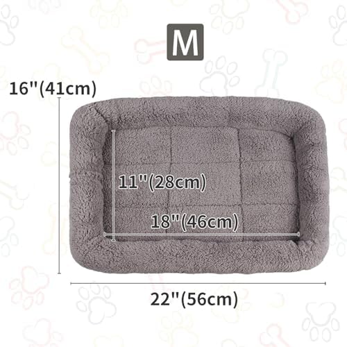 Cat Bed Washable Indoor Cat Cushion Bed, Soft and Cozy Plush Pet Bed-M - Image 5