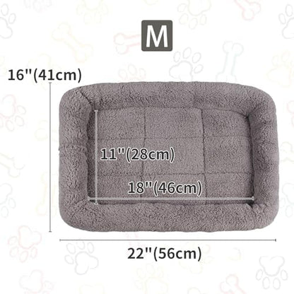 Cat Bed Washable Indoor Cat Cushion Bed, Soft and Cozy Plush Pet Bed-M - Image 5