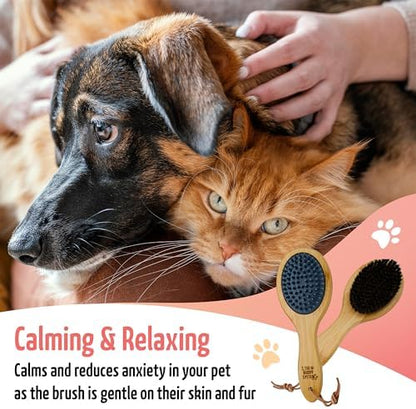 The Buddy System - Combo Bristle Pet Brush, 2-in-1 Brush - Image 4