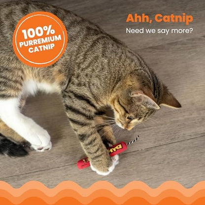 Catstages Green Magic Dynamite Stick Catnip Cat Toy,(Pack of 2) - Image 4