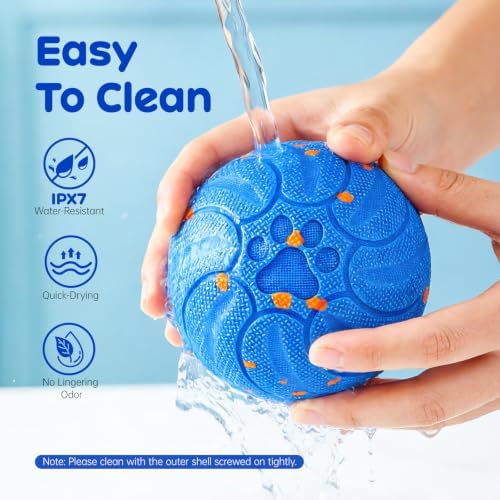 Smart Interactive Dog Toys, Colorful Led Lights, Blue - Image 4