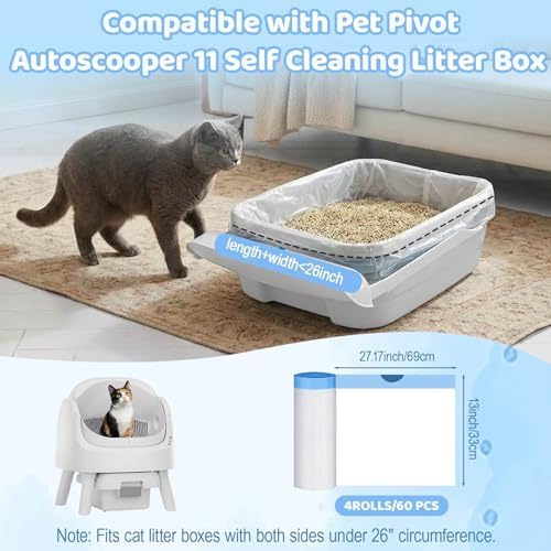Lliner Replacement Compatible with Pet Pivot Autoscooper Litter Box - Image 2