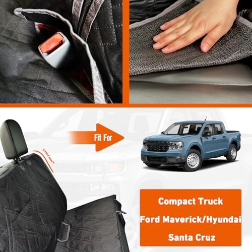 Dog Car Seat Cover for Ford Maverick/Hyundai Santa Cruz - Image 2