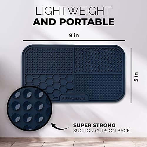 Pup Culture Dog Lick Mat for Dogs (2 Pack), Feeding Pad for Anxious Pets Plus 4 Different Puzzles for Mental Stimulation for Dogs - Supports Mental, Dental, and Digestive Health - Heavy Duty - Image 6