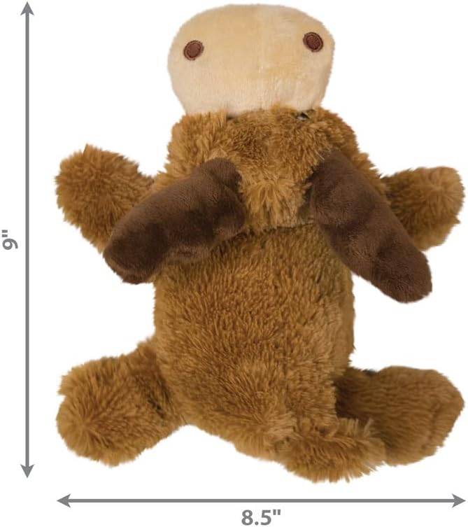 KONG - Cozie Marvin Moose - Indoor Cuddle Squeaky Plush Dog Toy - for Medium Dogs…