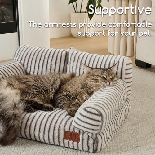 Hollypet Small Dog Large Cat Bed Puppy Couch Beds for Pets up to 25 lbs - Image 4