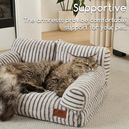 Hollypet Small Dog Large Cat Bed Puppy Couch Beds for Pets up to 25 lbs - Image 4
