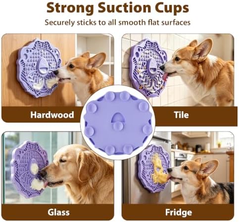 GiGwi Lick Mat for Dogs Cats, Anti-Stress Slow Feeding Mat for Pet - Image 7