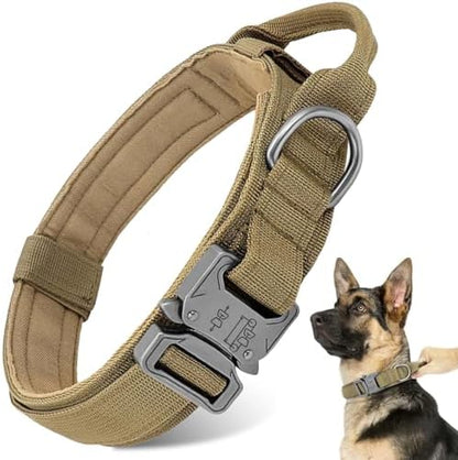Tactical Dog Collar - Dog Collar with Control Handle for Medium Large Dogs by ANTSWISH