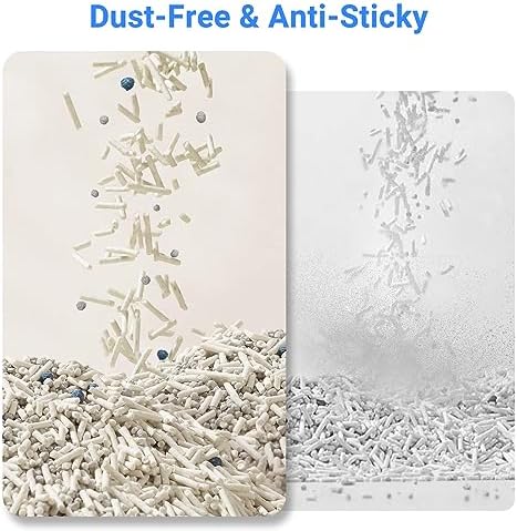 ELS PET Clumping Cat Litters 2 Packs, Strong 3 in 1 Mixed Cat Litter, Unscented Ultra Absorbent and Fast Drying Cat Litter, Flushable Odor Eliminating - Image 5