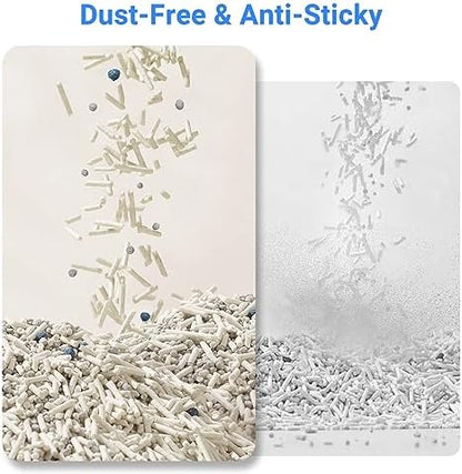 ELS PET Clumping Cat Litters 2 Packs, Strong 3 in 1 Mixed Cat Litter, Unscented Ultra Absorbent and Fast Drying Cat Litter, Flushable Odor Eliminating - Image 5