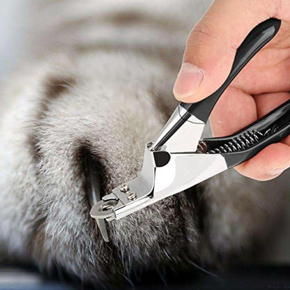 Dog Nail Clippers, Stainless Steel Round Head Pet Dedicated Nail Scissors Trimmer with Spring Action Pet Toe Claw Shear Cutter Suitable for Small Medium Large Dogs Cats - Image 4