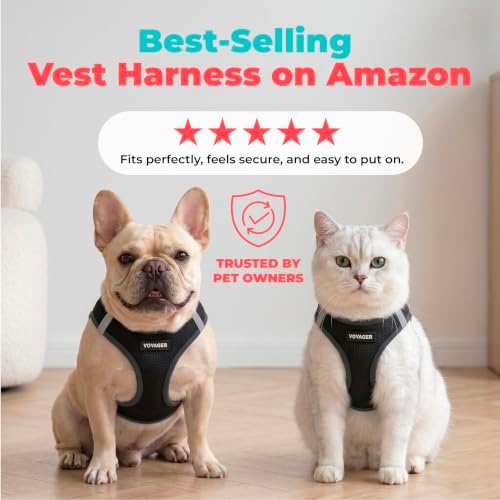 Voyager Step-in Air Dog Vest Harness - Black, XXX-Small - Image 6