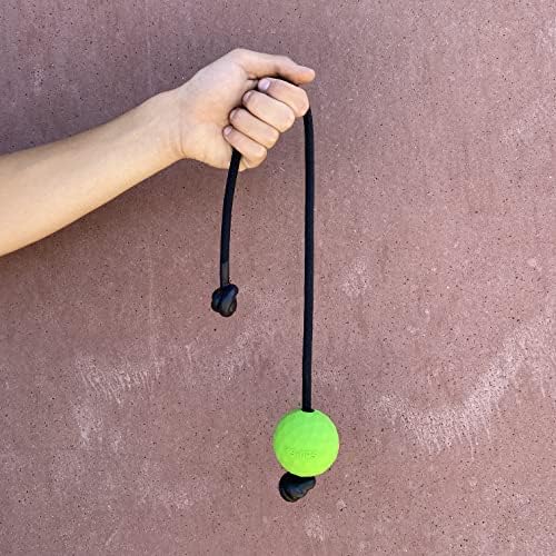 K9 Ops Dog Ball on a Rope Moki Tug Toy - Solid Rubber Fetch Training Reward - Large Dogs Tugs Durable Aggressive Chewers (Envy Green, MD/LG) - Image 4