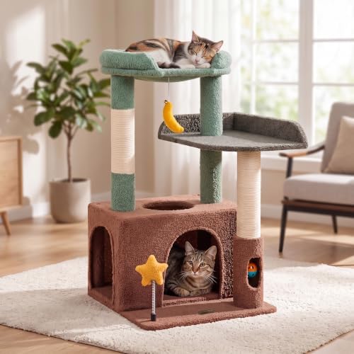 Small Cat Tree, Compact 30" Cat Tower for Indoor Kittens - Image 6