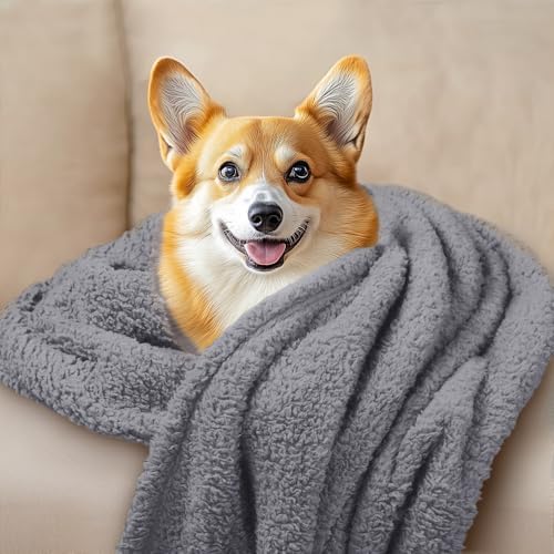 Luciphia 3 Pack Soft Sherpa Fleece Blankets for Dogs Cats Puppies,30"x20" - Image 3