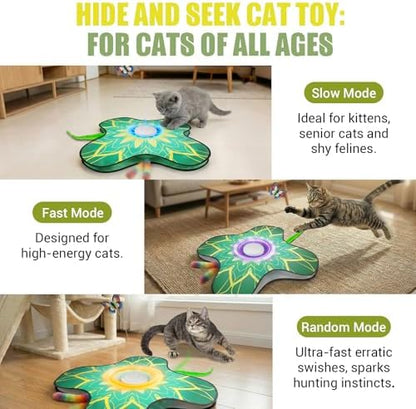 Interactive Cat Toys For Indoor Cats, Rechargeable Touch Automatic Cat Toy - Image 3