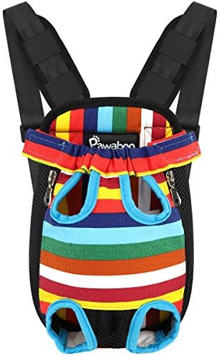 Pawaboo Pet Front Carrier Backpack for Small Medium Dogs by Pawaboo